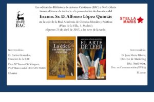 PRESENTACIÓN LIBROS Dr. LÓPEZ QUINTÁS